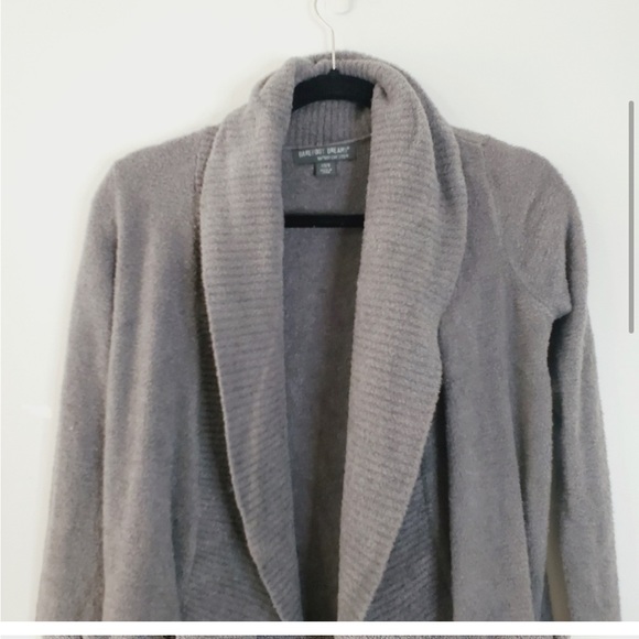 Barefoot Dreams Bamboo Chic Lite Circle Cardigan Grey XS/S - Picture 3 of 11